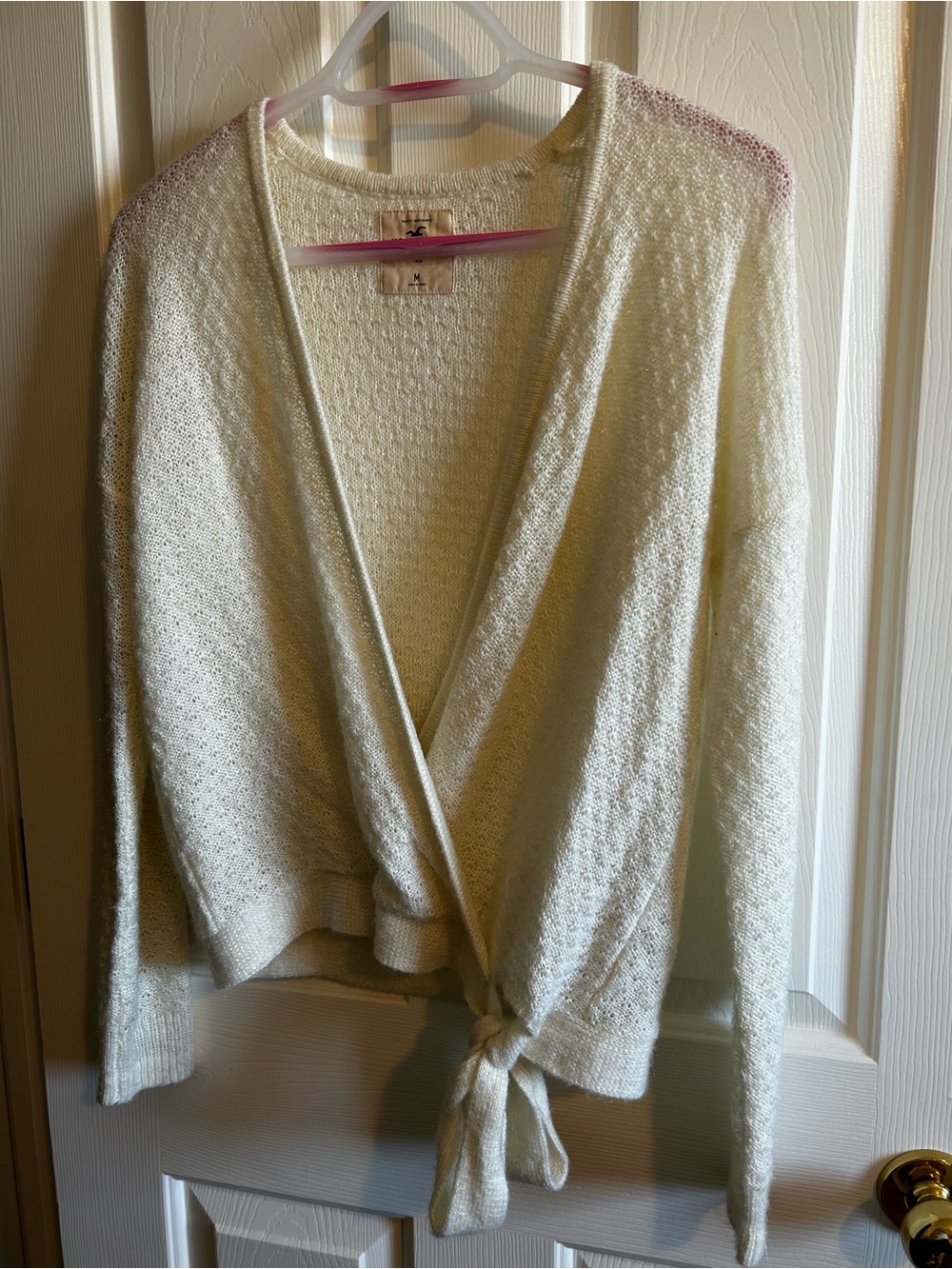Hollister Front Tie Ballerina Sweater size M
